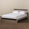 Baxton Studio Jamie Oak and Grey Wood Queen 2-Drawer Queen Size Storage Platform Bed 138-7709-8041 - alternate 4